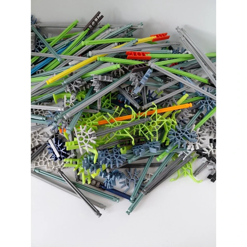 Big Lot Of 2+ Pounds Of K'nex Parts Pieces Rods Wheels Connectors Knex Building‎
